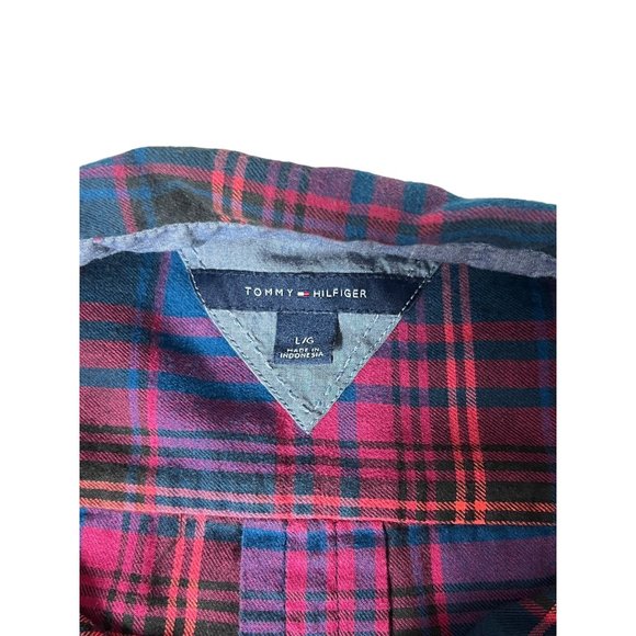 Tommy Hilfiger Women's Blue & Red Top - Picture 3 of 7